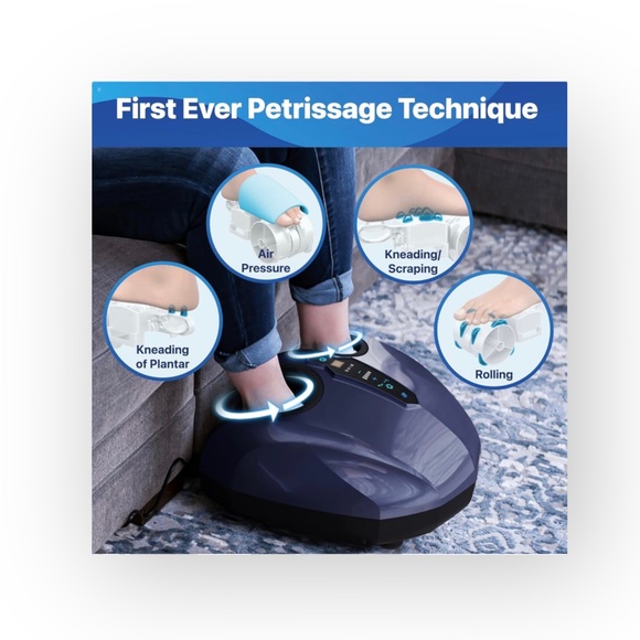 Miko ㋛ Foot Massage Machine ㋛ Remote Heat Knead Compression Shiatsu ㋛ Neuropathy - Picture 11 of 17